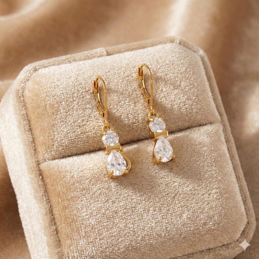 Bella Kitten Drop Earrings