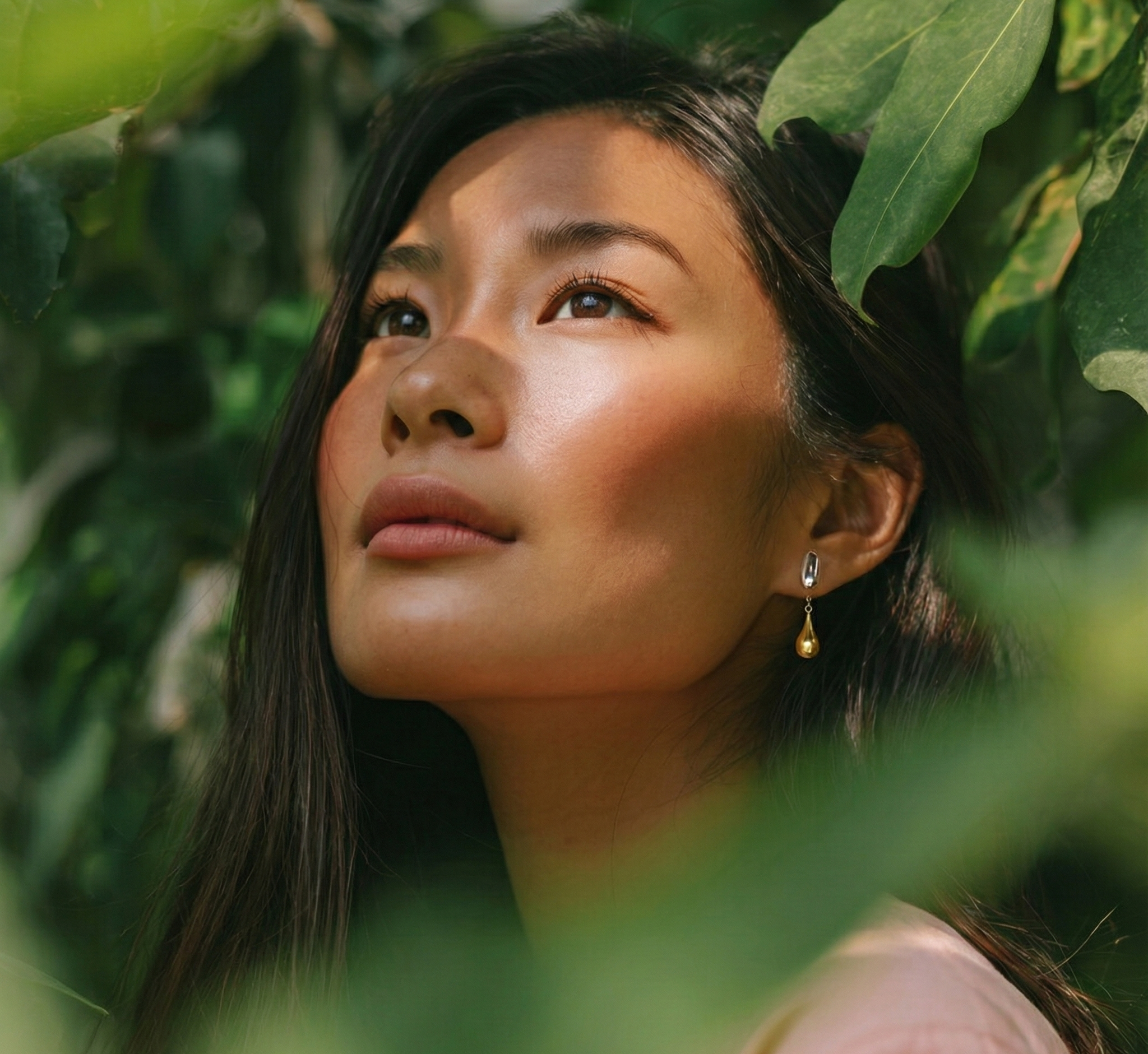 DuoTone Waterdrop Earrings