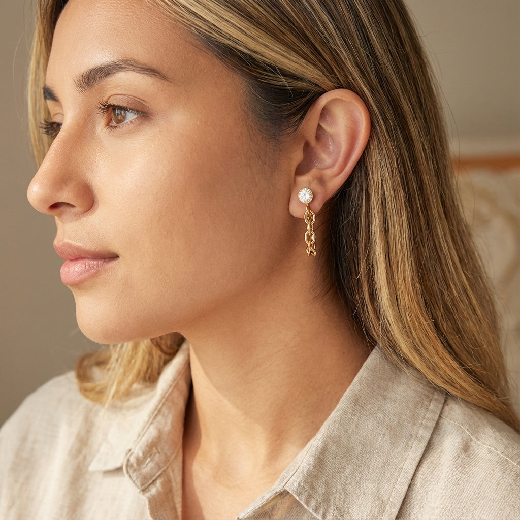 Link Tassel Earrings