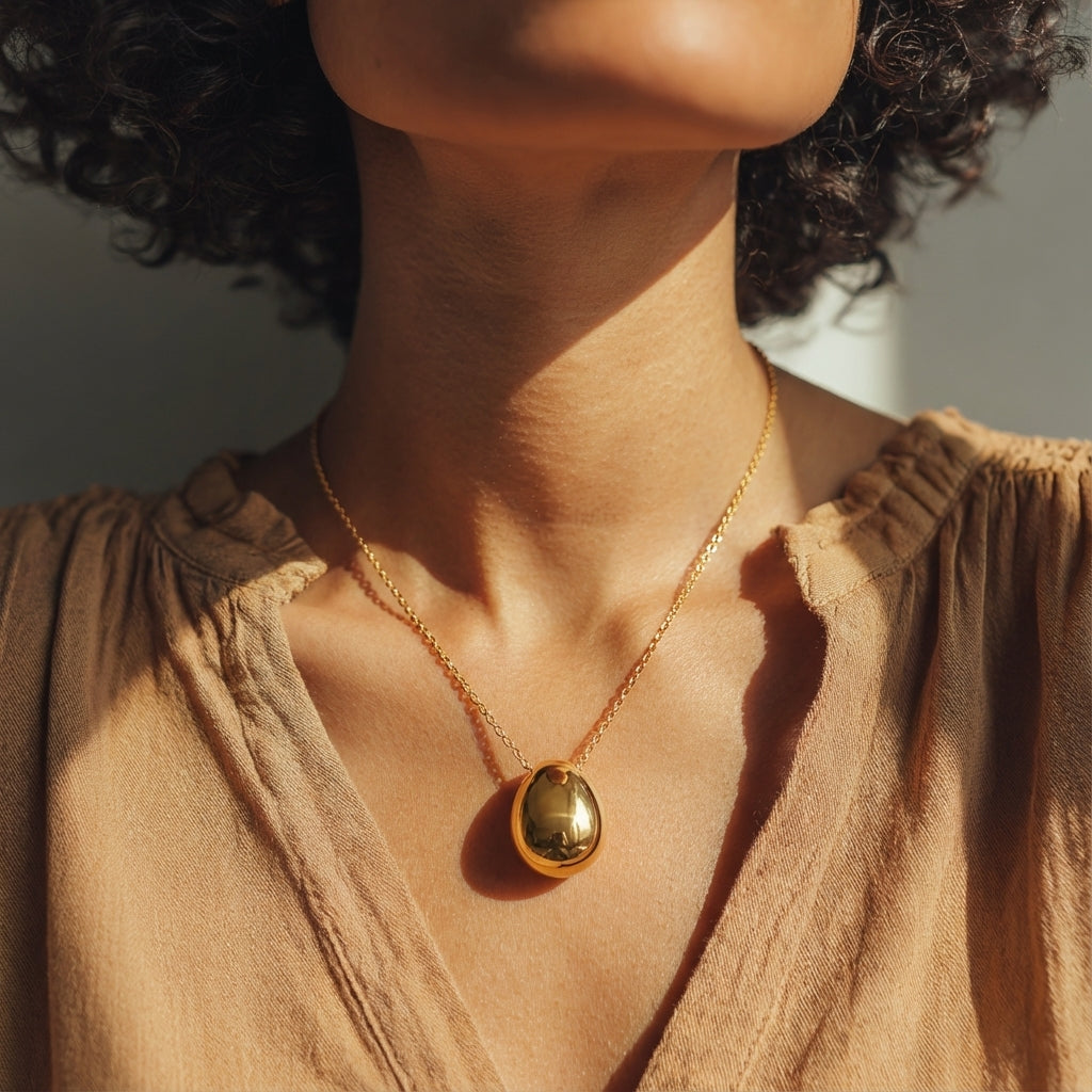 Dome Pendant Necklace