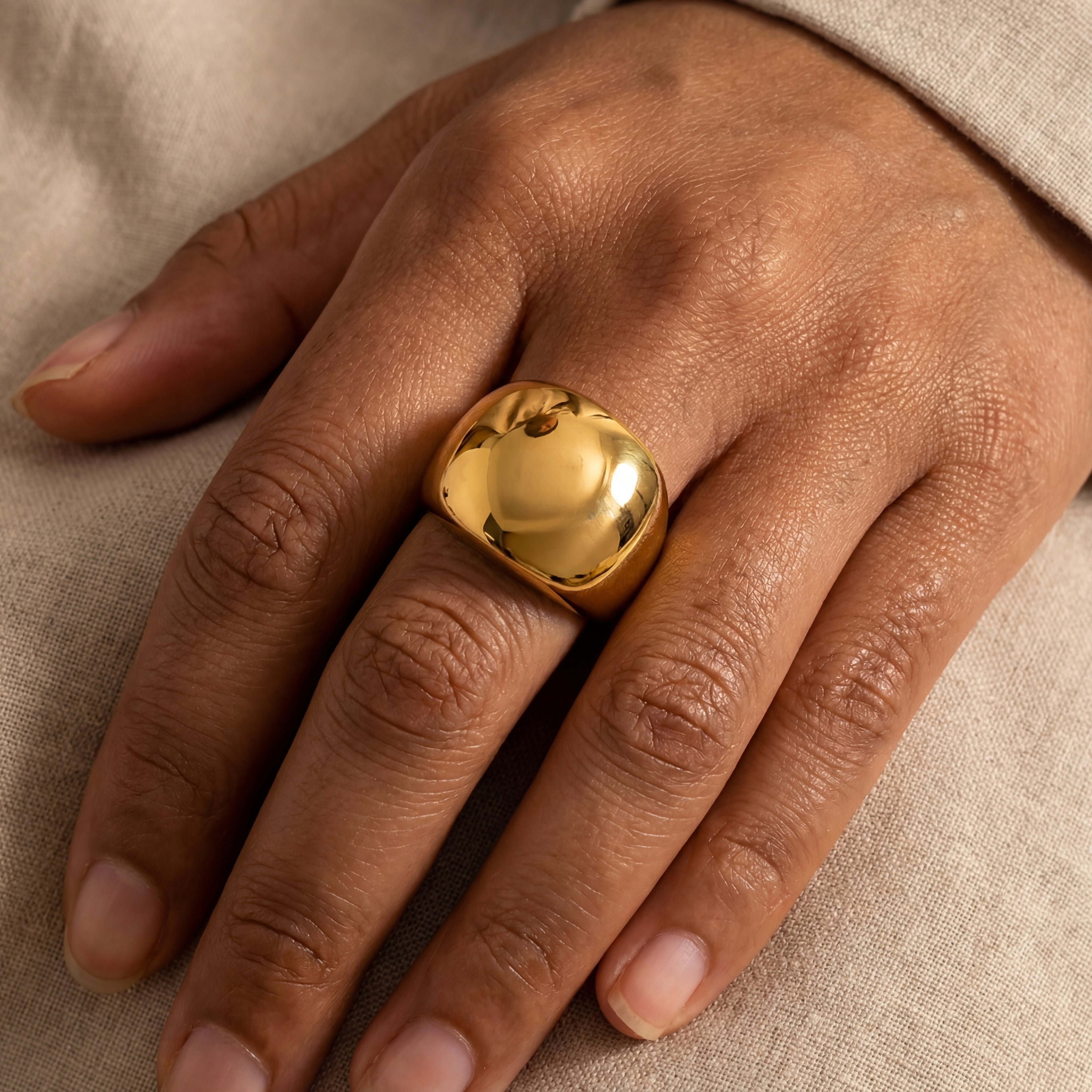 Rounded Dome Ring
